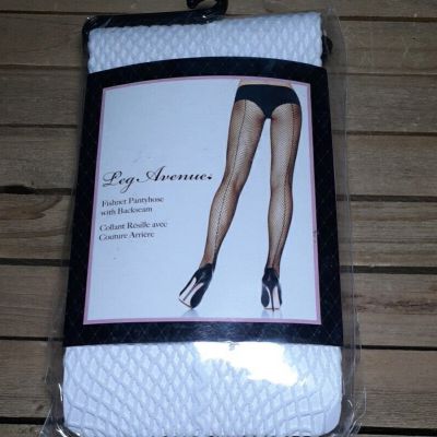 Leg Avenue Fishnet Pantyhose with Backseam Style 9015 One Size Halloween Costume