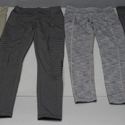 Athleta Lot 4 Women's Sz S Black/Grey Athletic Workout Legging Pants e