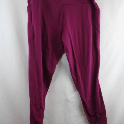 Athleta Women's Purple Pocket Leggings sz 2X