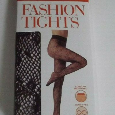 Blissful Benefits Fashion Tights~open weave~Comfort Waistband~Seam Free~Size S/M