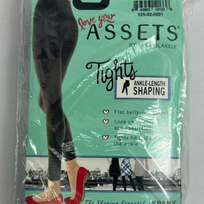 Spanx Assets Ankle Length Shaping Tights Sz 2 Black New