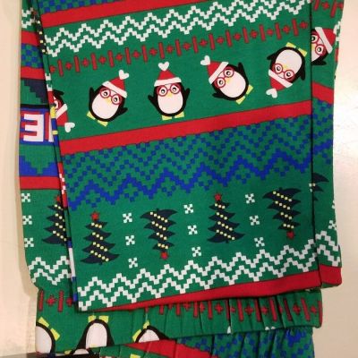 Penguin Christmas Ankle Leggings Juniors Size S 3-5 Merry & Bright  NoBo NWT