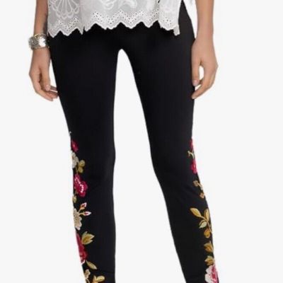 NWT Johnny Was Sonoma Embroidered Leggings Plus Size 2X