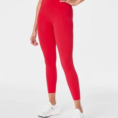 Spanx booty boost 7/8 leggings in Red