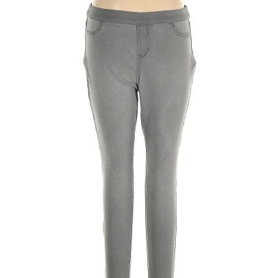 Style&Co Women Gray Jeggings L Petites