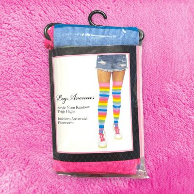 Rainbow Thigh Highs Stockings