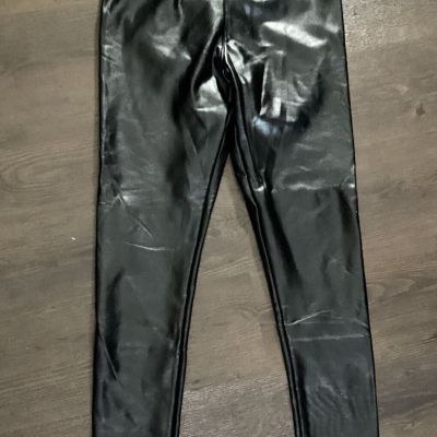 Fashion Nova Mini Faux Faux Leather Legging - Black Size S