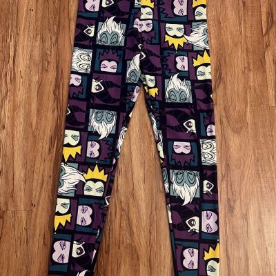 Lularoe One Size OS Leggings Disney Villains Evil Queen Ursula Maleficent NWOT