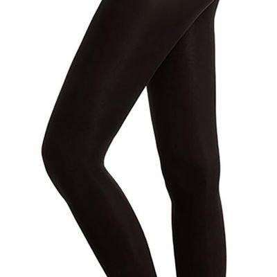 Womens 40 Den Opaque Control Top Tights High Waist Pantyhose - Black