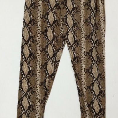 Yummie Tummie Snakeskin pattern Tights LIGHTWEIGHT thin and super soft S - M