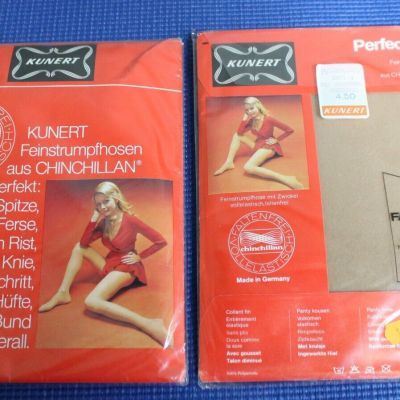 KUNERT CHINCHILLAN Perfect 20 den 2 pairs IV=44-46 Tights pantyhose