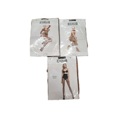 New Wolford Tights Pantyhose Lot Of 3