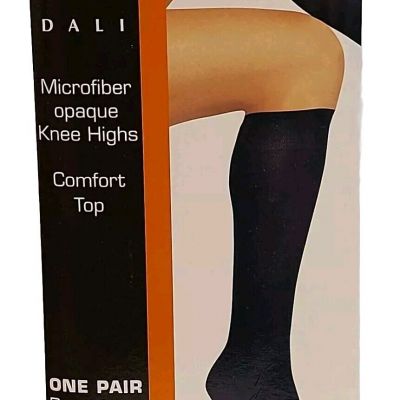 1 LEVANTE MICROFIBER OPAQUE KNEE HIGH COMFORT TOP DALI  KNEE HIGHS 50 Denier