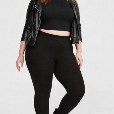 Torrid Size 1 Full Length Stirrup Pocket Legging. Black. New