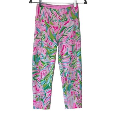 LILLY PULITZER LUXLETIC WEEKENDER HIGH RISE LEGGINGS SIZE S