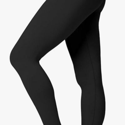 NWT SATINA Womens High Waisted Legging Plus Size Black