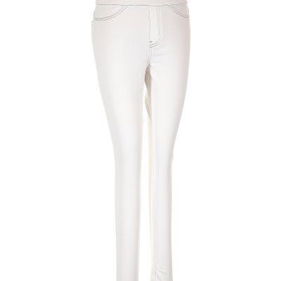 Hue Women Ivory Jeggings M