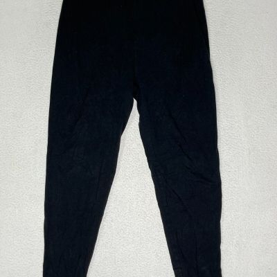 Zenana Black Ankle Legging Running Gym OP-1851XBA Stretch Womens Size 2X