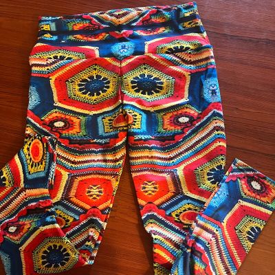 Womens leggings XL - bright colored - 1XL