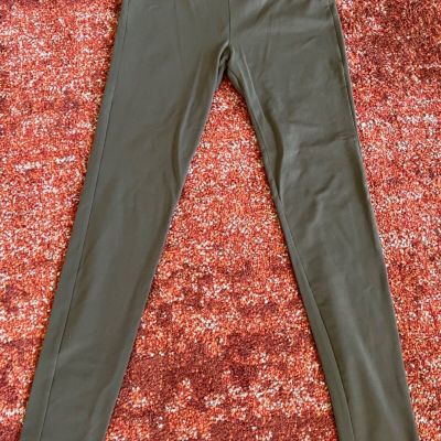 David Lerner Seamed Women’s Olive Green Leggings Size Large L