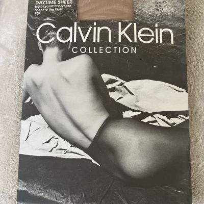 Calvin Klein collection daytime sheer pantyhose size A buff - NEW