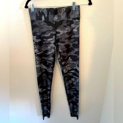 Terez WOMENS Equinox Shiny Camouflage Camo COMPRESSION Running LEGGINGS M 0571