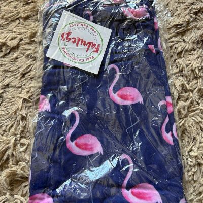 NWT Pink Flamingo Original Fabulegs By Melissa  Leggings Size TC Tall Curvy