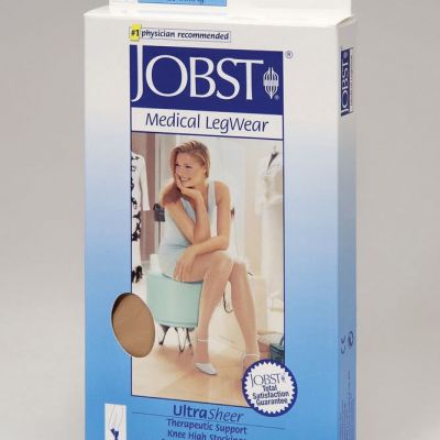 JOBST UltraSheer 15-20 PETITE Knee High Closed Toe