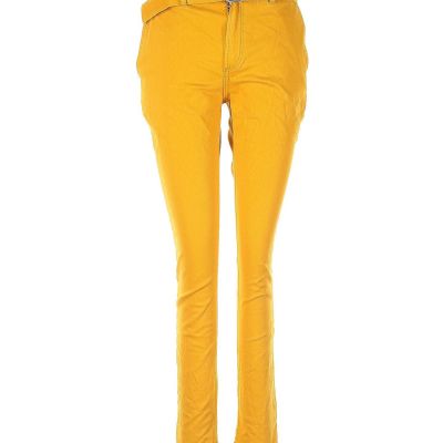 Express Women Yellow Jeggings 2