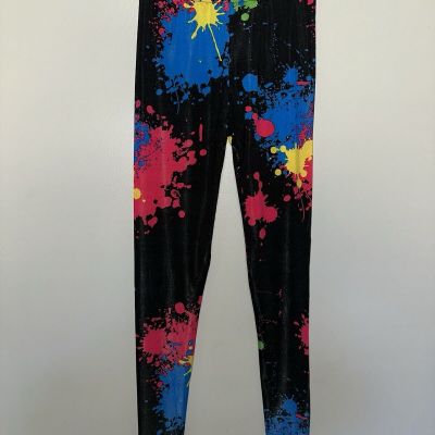 QFITT Paint Ball Splotch Bright Colored Leggings