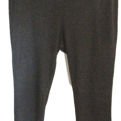 Women's Sunday Legging Thighs Size 3X Gray Narrow Hem Rayon Blend