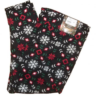 NWT Women's Size 4X Feeling Festive Easy Elastic Waistband Soft Holiday Legging