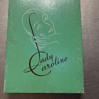 6 Pair of Boxed Vintage Lady Caroline Stockings Charcoal 9.5 New! with Box