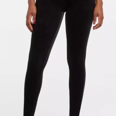 Spanx Velvet Leggings Womens Size 2X 2XL Black