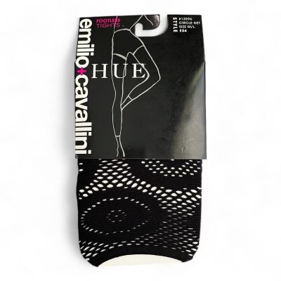 Hue Large Circle Net Footless Tights Black M/L