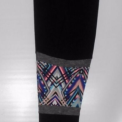 Victoria's Secret Pink Ultimate High-Waist Colorblock Leggings Black Medium (M)