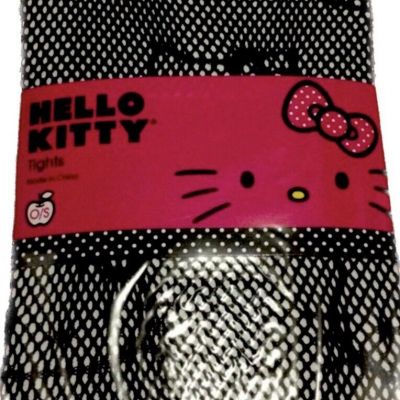 Hello Kitty Sanrio “New” Fishnet Tights Stocking Panty Hose Black