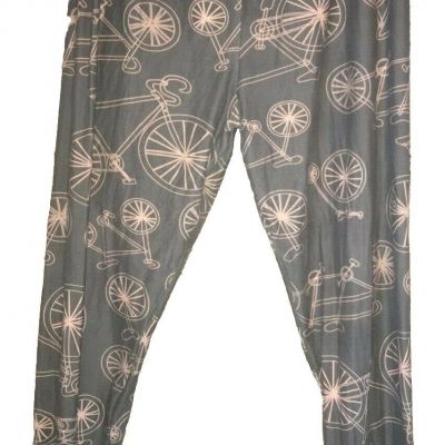 Agnes & Dora Bicycle Theme Bike Cycling Cycle leggings Size XL Womens Workout