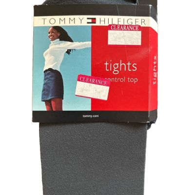 Vintage Y2K Tommy Hilfiger control top gray tights size small Nylon/lycra