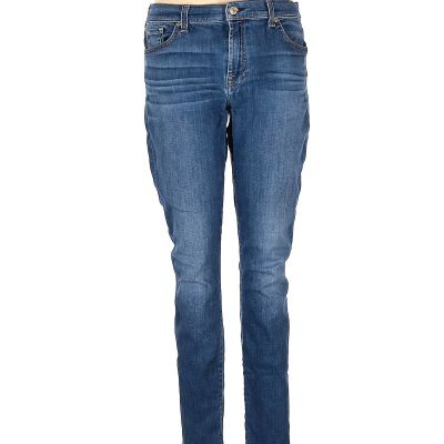 7 For All Mankind Women Blue Jeggings 7