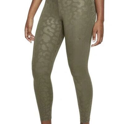 Nike Women's?Dri-FIT High Rise 7/8 Printed Leggings DM3988-222 Plus Size 1X $55