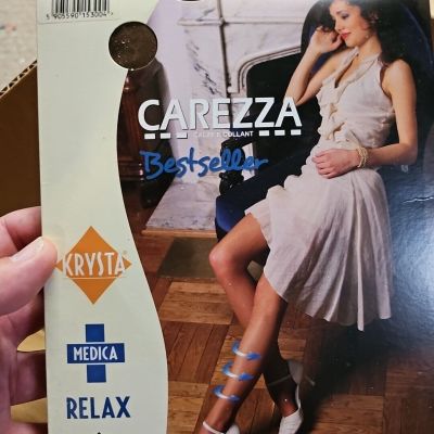 Carezza Calze Collant Krysta 40d Pantyhose Bronzo 5/xxl