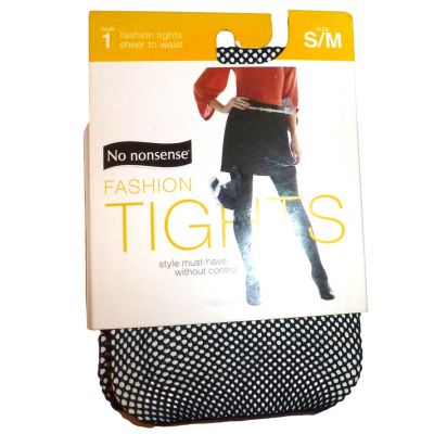 No Nonsense fishnet fashion tights sheer to waist black S/M