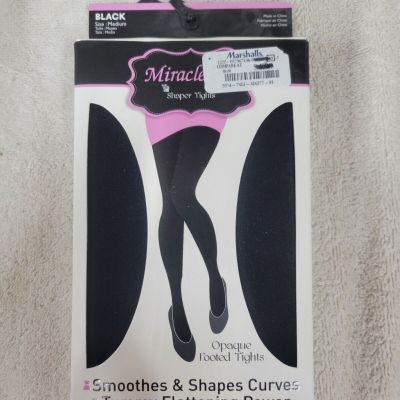 Miraclesuit Opaque Footed Tights Size Medium