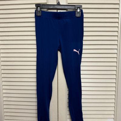 Puma SE Way 1 Women's Athletic Workout Skinny Leggings Pants SZ S - BLUE