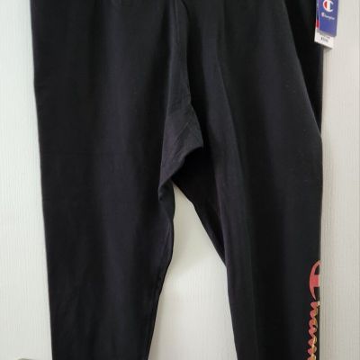 Champion Womens Black Authentic Athleticwear High Waisted Leggings Plus Size 3X