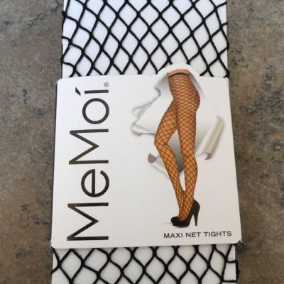 MeMoi SZ S / M Black Maxi Net tights Stockings Pantyhose