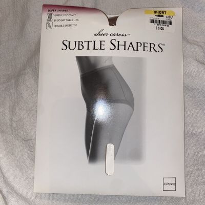 JCPenney Sheer Caress Subtle Shapers Tan Size Short