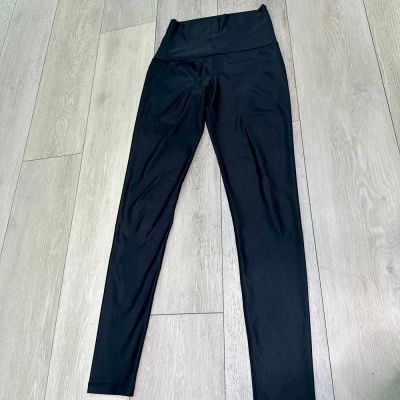 Offline by Aerie high waisted black 7/8 shiny leggings yoga pants size medium