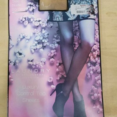 Laundry By Shelli Segal Luxury Control Top Sheer Pantyhose Size 2